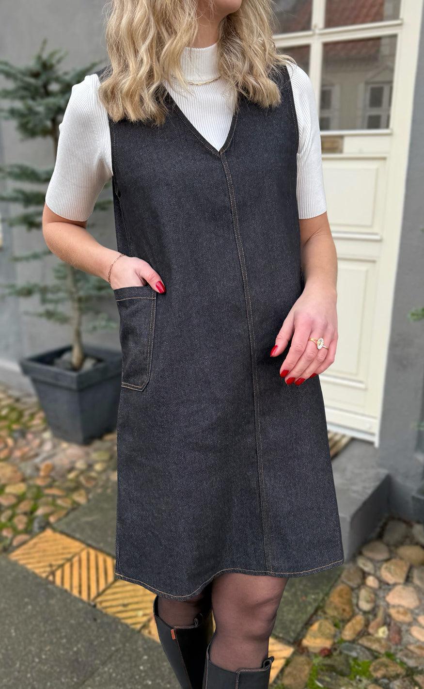 Say Ina Copenhagen Kjole - Ania Spencer - Grey / Black Denim