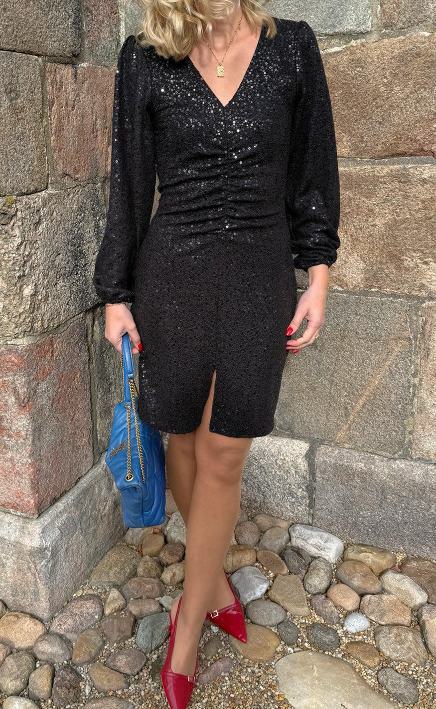 Say Ina Copenhagen Kjole - Bella - Black Sequin