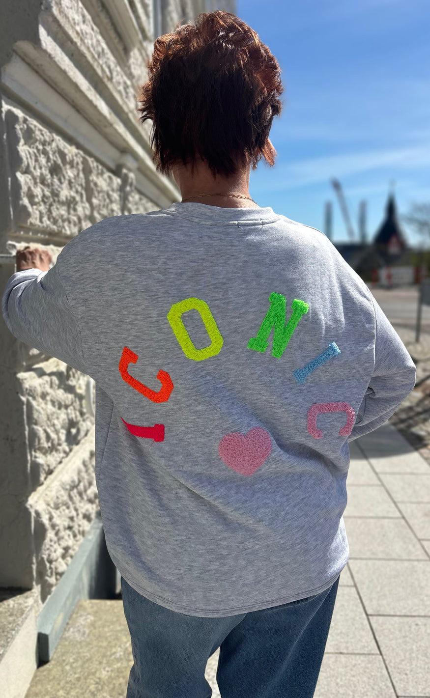 Say Ina Copenhagen Sweatshirt - Iconic - Grey