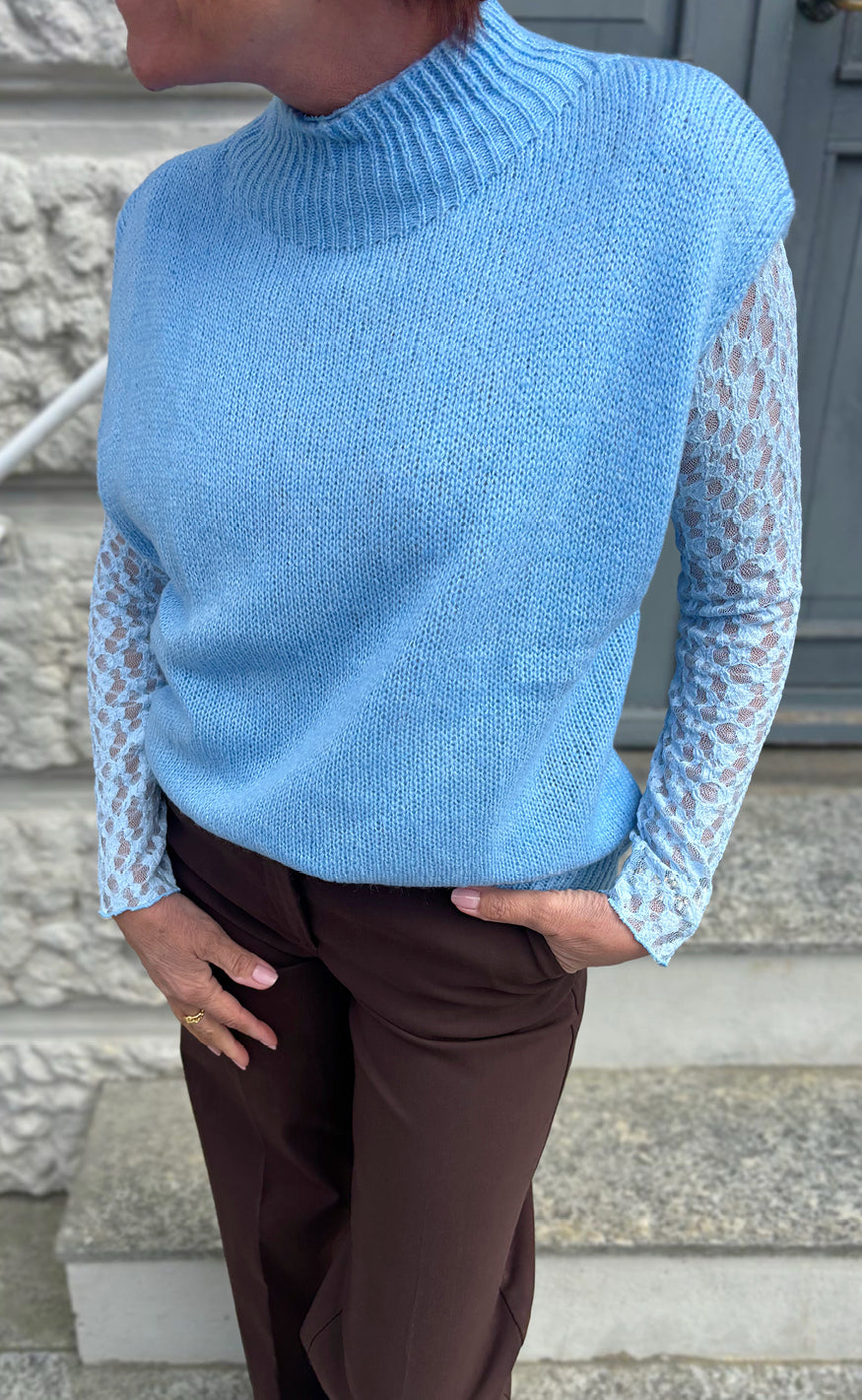 Say Ina Copenhagen Vest / Bluse - Marika - Blue