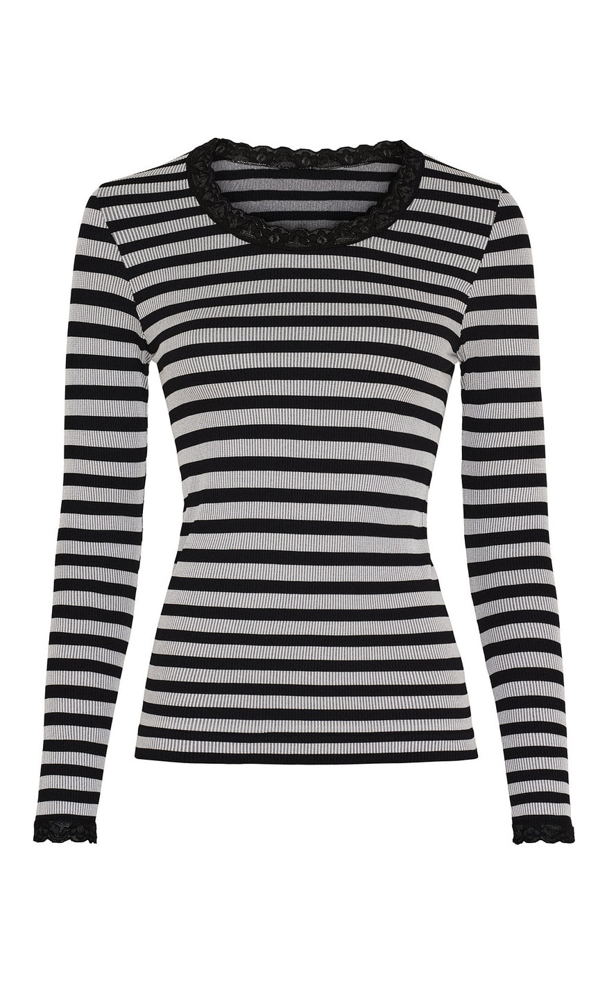 Tim & Simonsen Bluse - Isa Frida - Nero/bianco