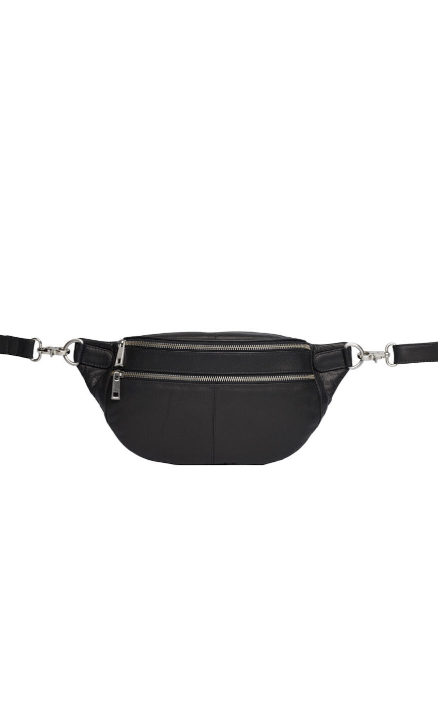 Tim & Simonsen Taske - Astrid Bumbag - Black/silver