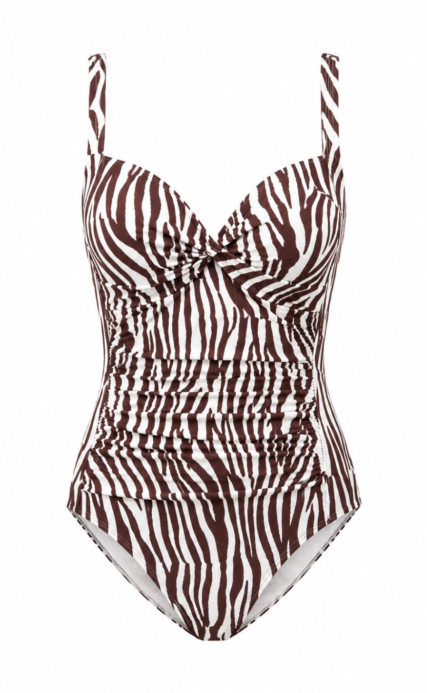 Unica Copenhagen Badedragt - Alma - Brown Zebra