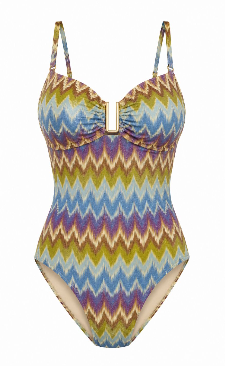 Unica Copenhagen Badedragt - Isabelle - Multi Zig Zag