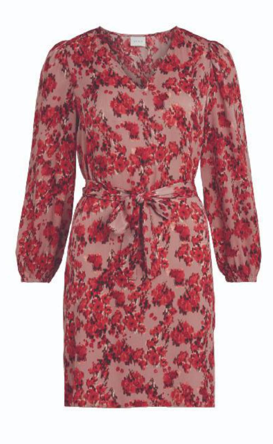 Vila Kjole - Liana Short- Old Rose