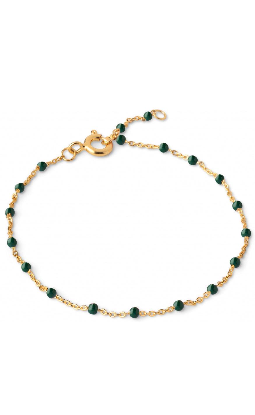 Enamel Copenhagen Armbånd - Lola - Petrol Green