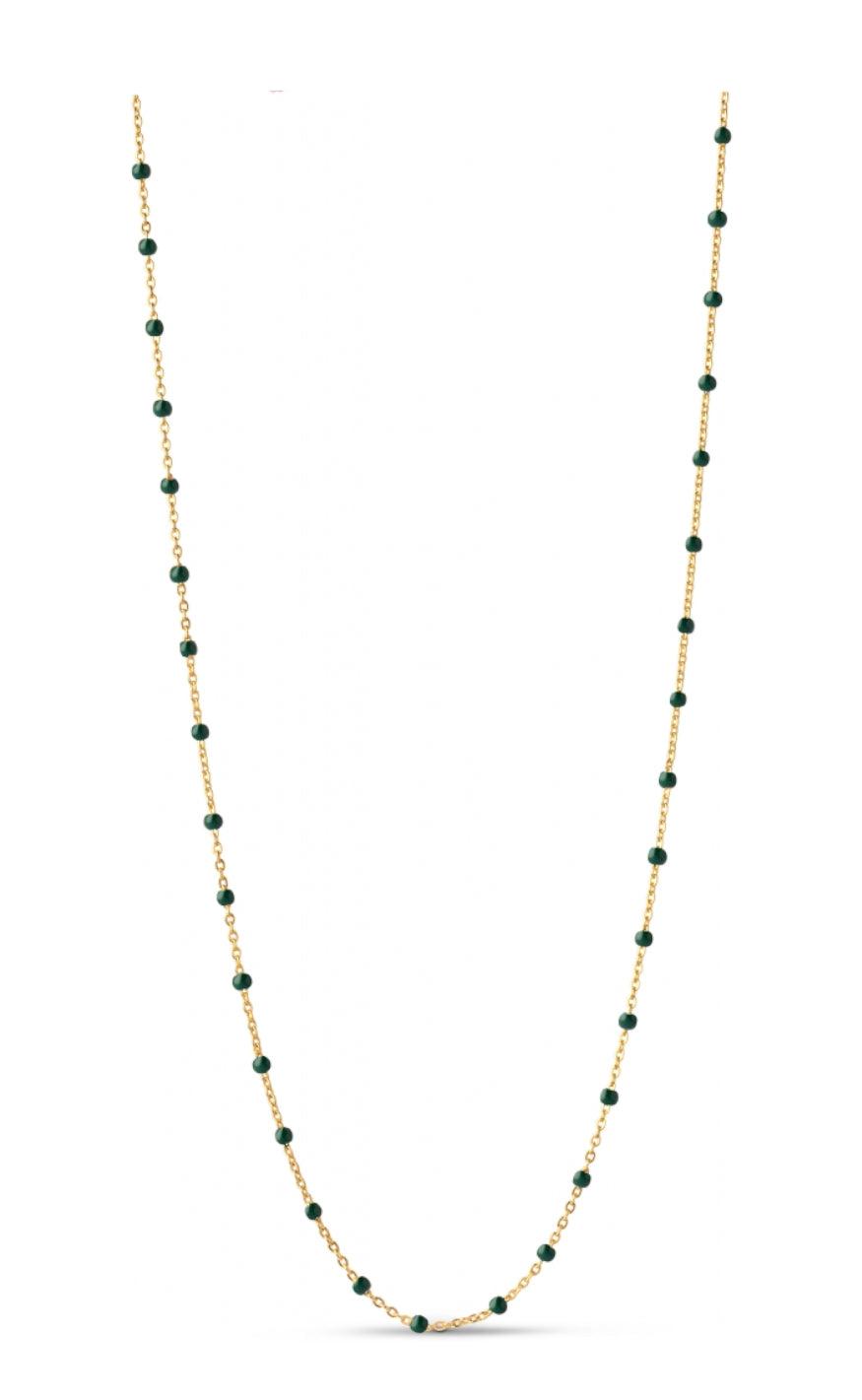 Enamel Copenhagen Halskæde - Lola - Petrol Green