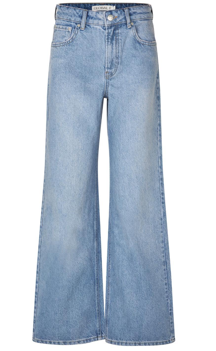 Global Funk Bukser - Amarillo-g - Light Blue Brushing