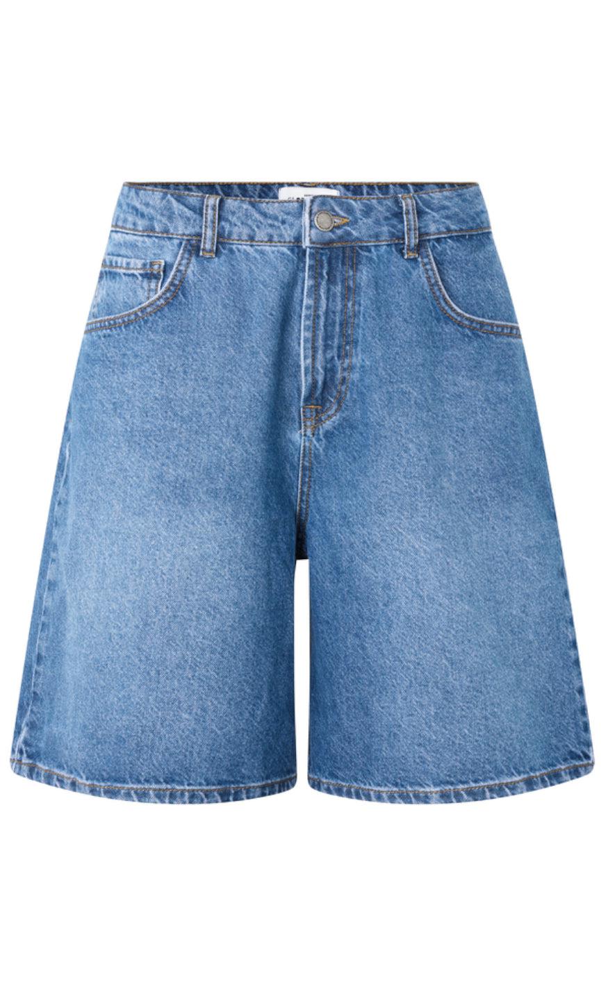 Global Funk Shorts - Talina-g - Vintage Blue Wash