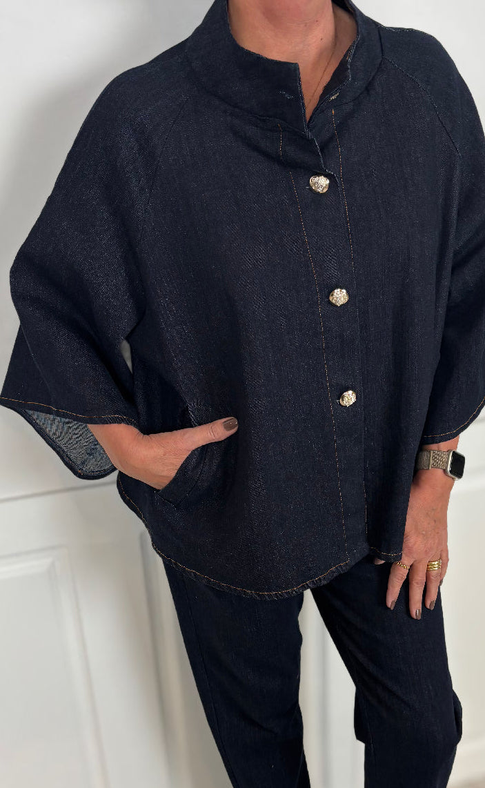 Marta Du Chateau Jakke - Arwen - Dark Blue