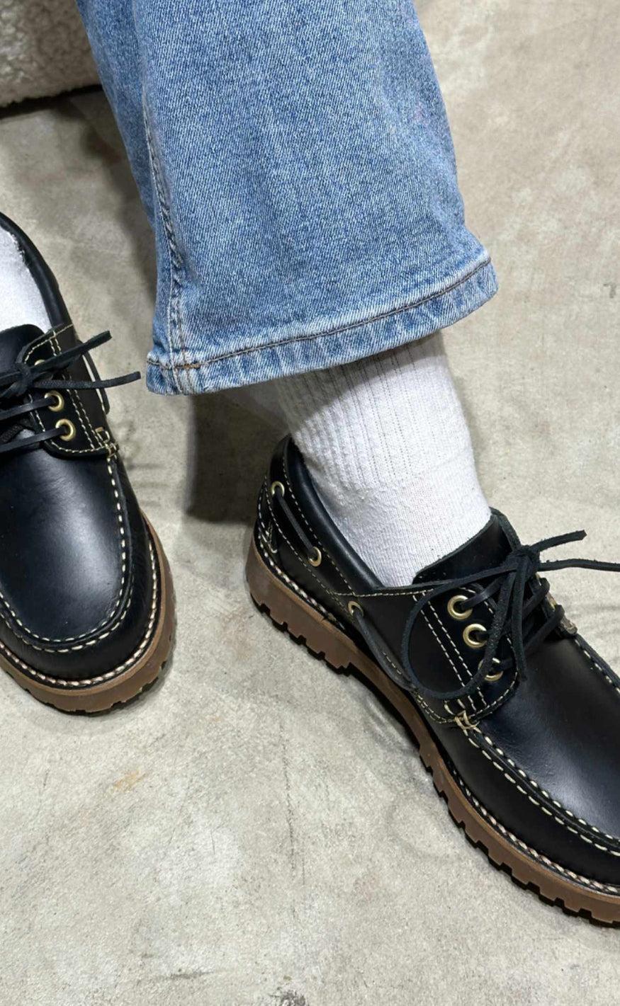 Phenumb Loafers - Rudder-x - Leather Black