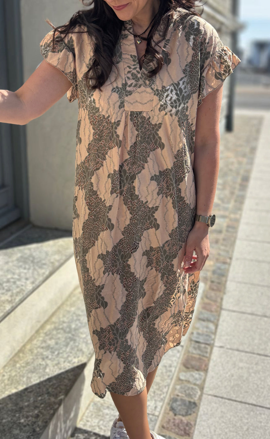 Say Ina Copenhagen Kjole - Winnie - Beige Lace