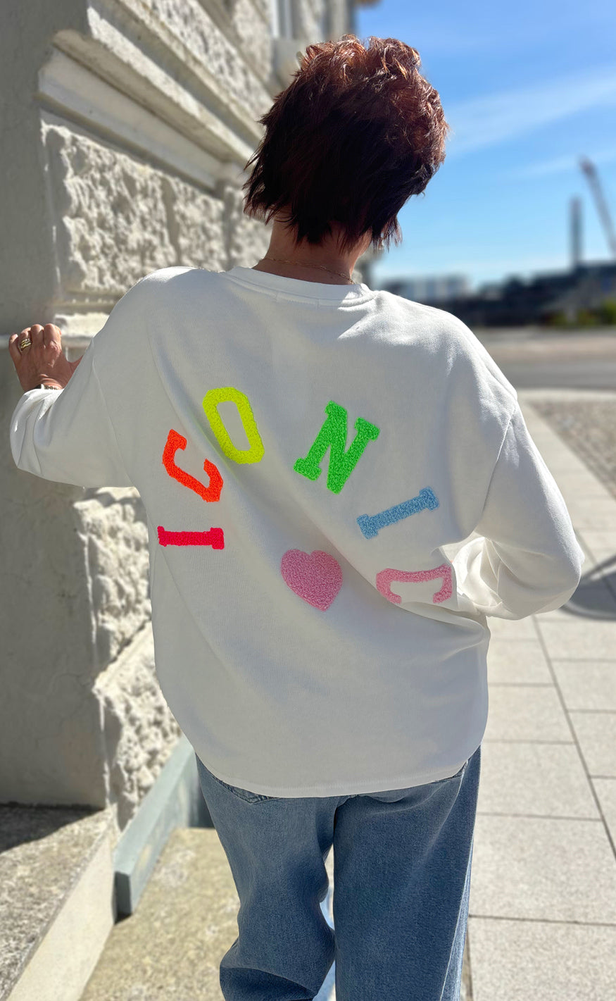 Say Ina Copenhagen Sweatshirt - Iconic - White