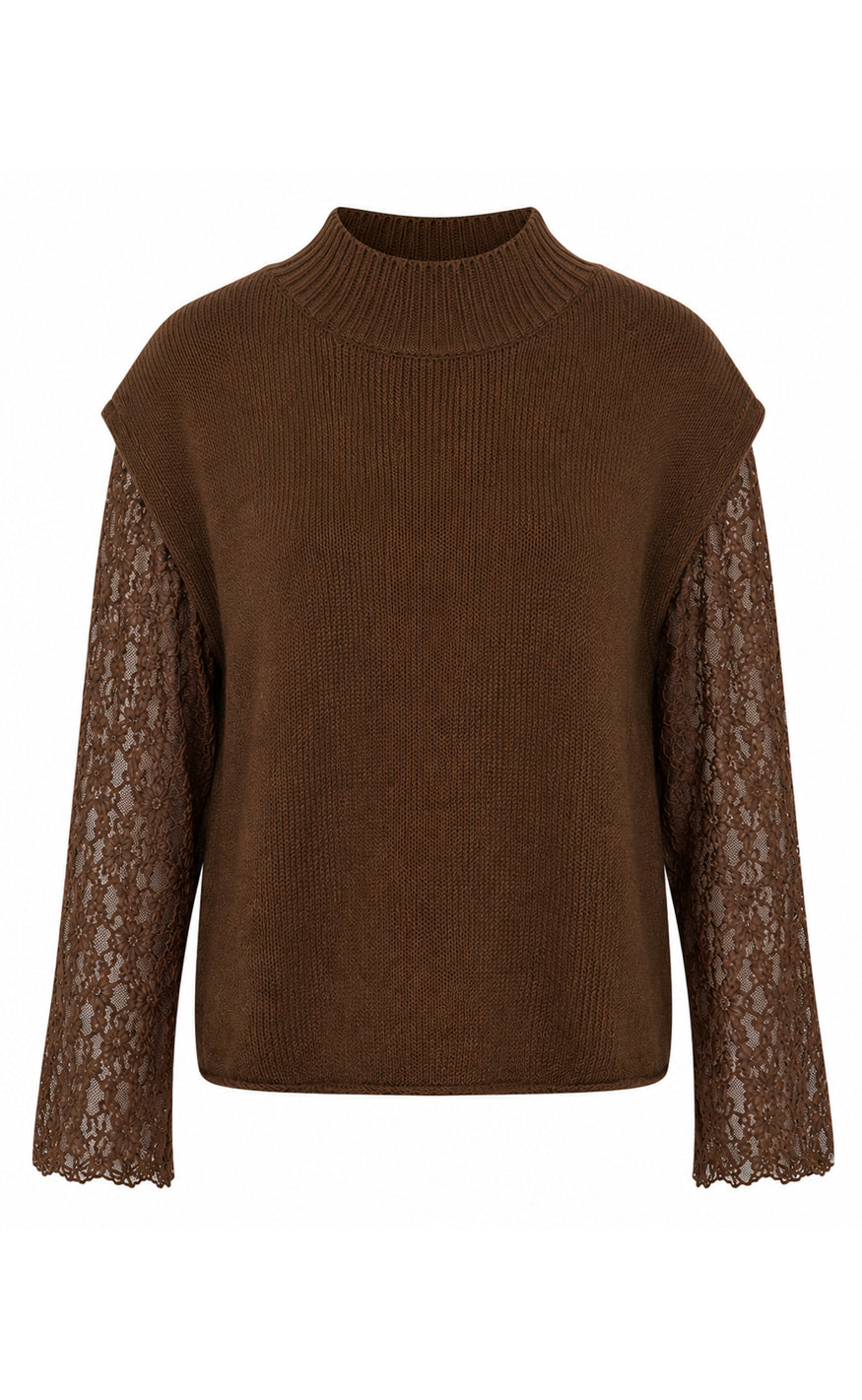 Say Ina Copenhagen Vest / Bluse - Marika - Brown