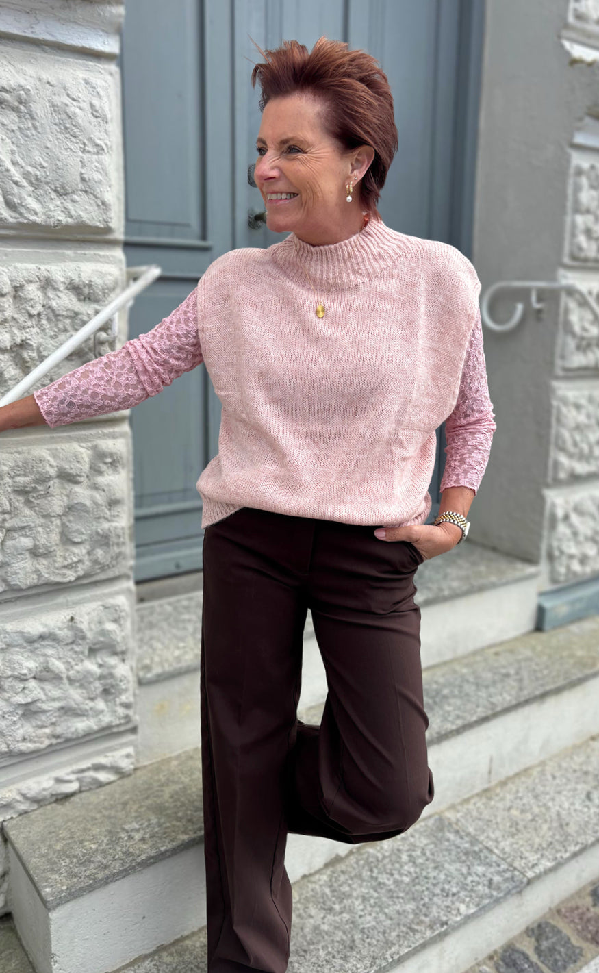Say Ina Copenhagen Vest / Bluse - Marika - Pink