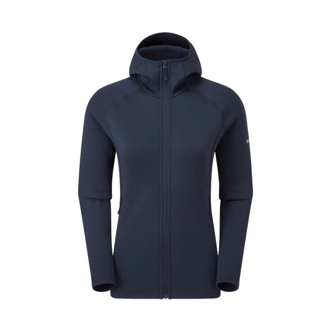 Fleecejakke Dame - Montane Fury Hoodie - Blå