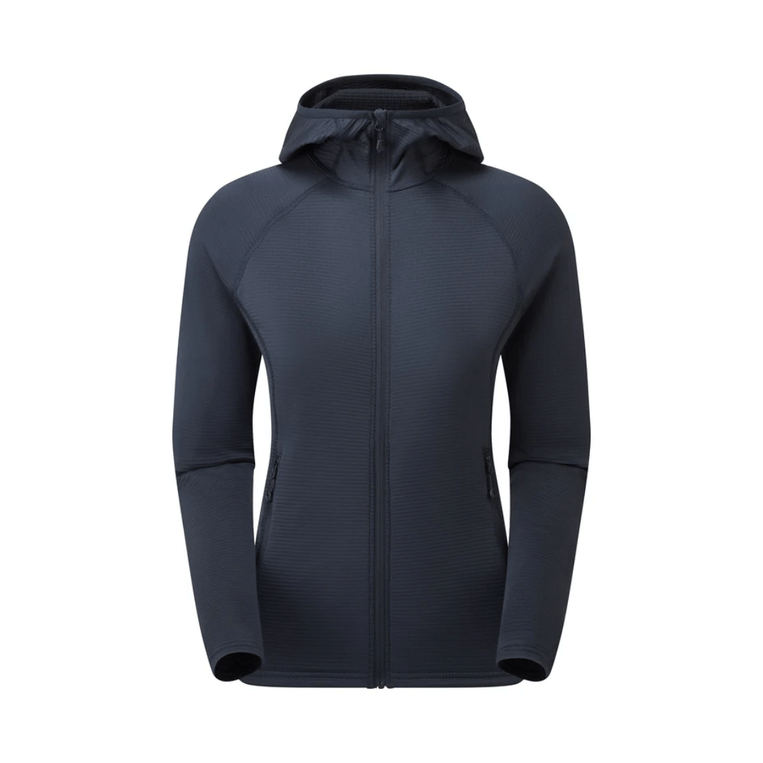 Fleecetrøje Dame - Montane F Protium Lite Hoodie - Blå