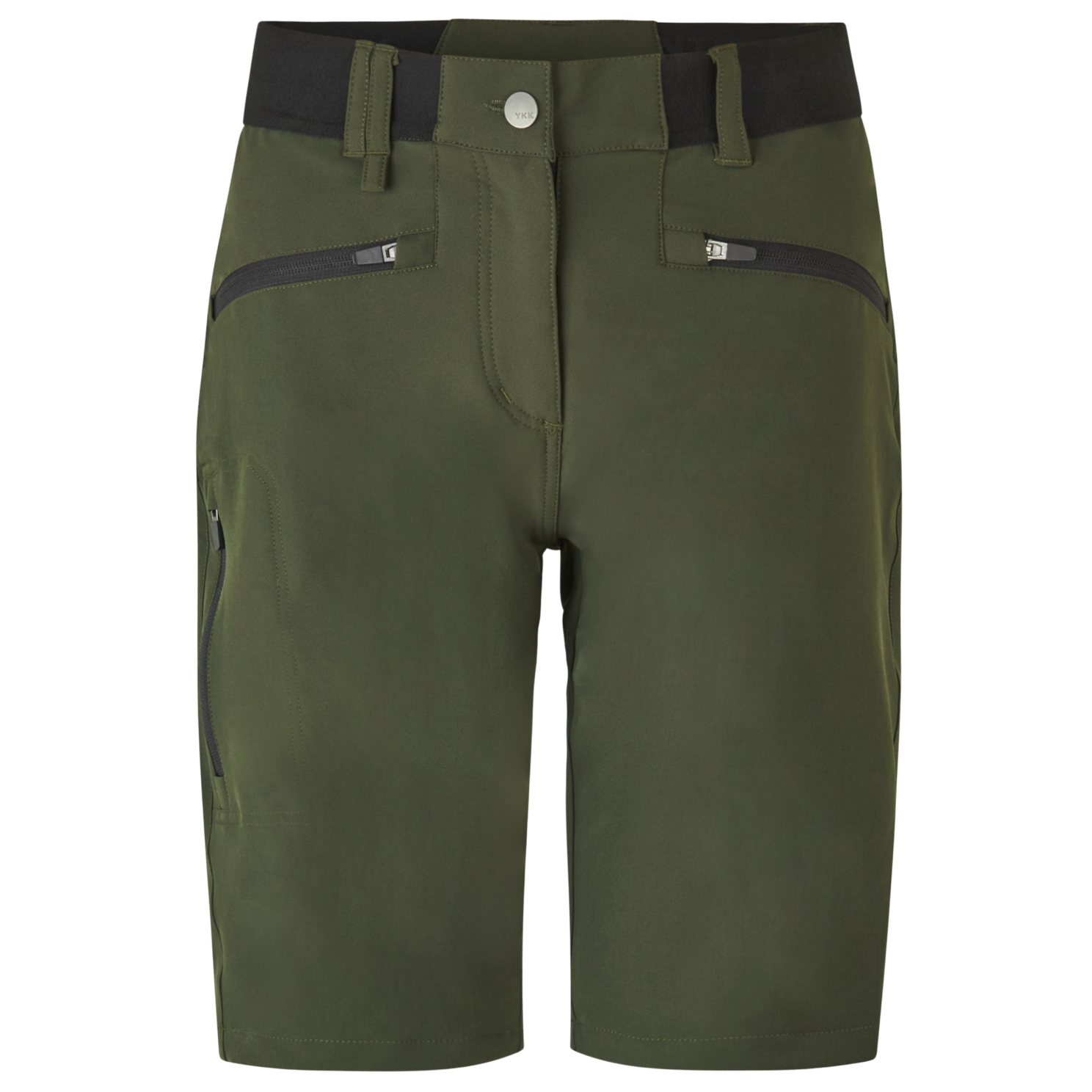 Id Core Stretch Dame Shorts - Oliven - 4xl