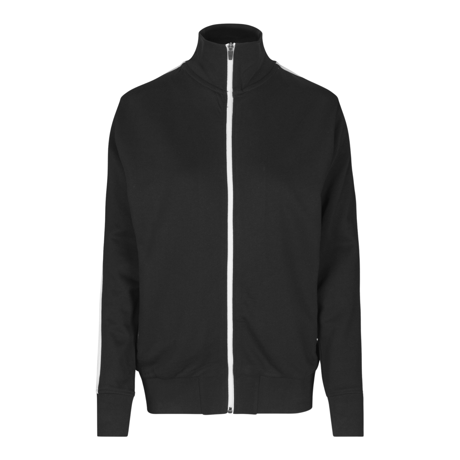 Id Kontrast Dame Cardigan - Black - 3xl