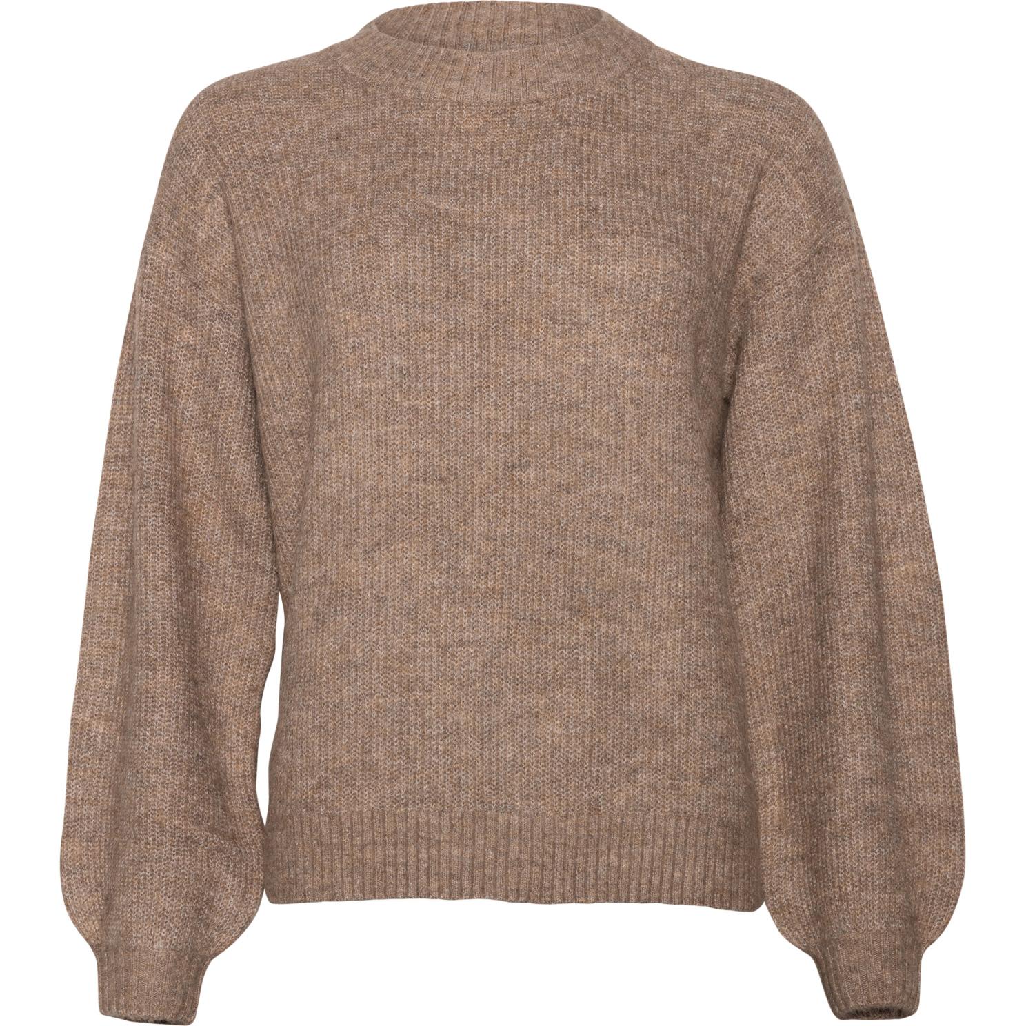 Kopenhaken Svelmø Dame Striktrøje - Dark Camel - Xl