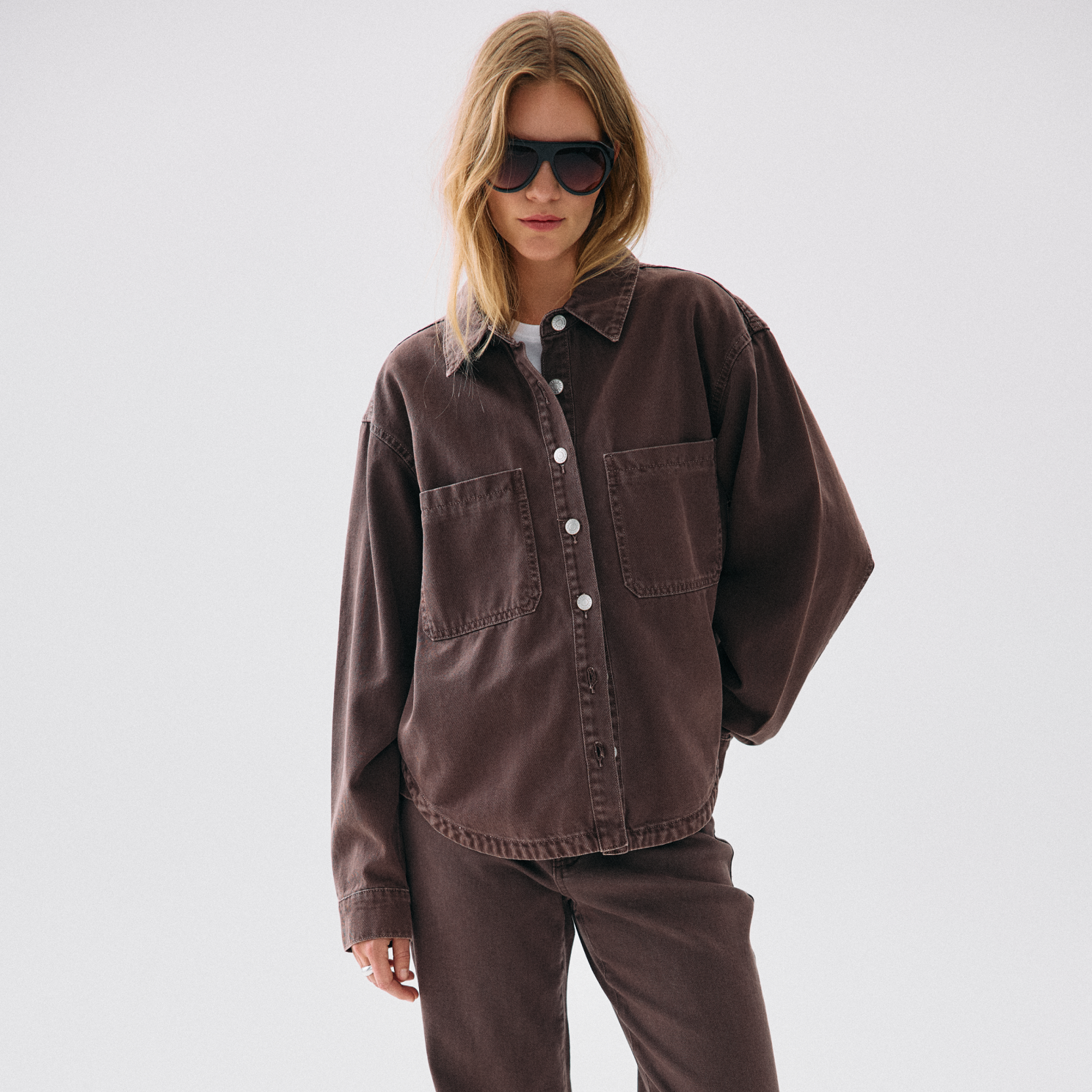 Noisy May Alva Dame Skjorte - Chocolate Brown - Xs