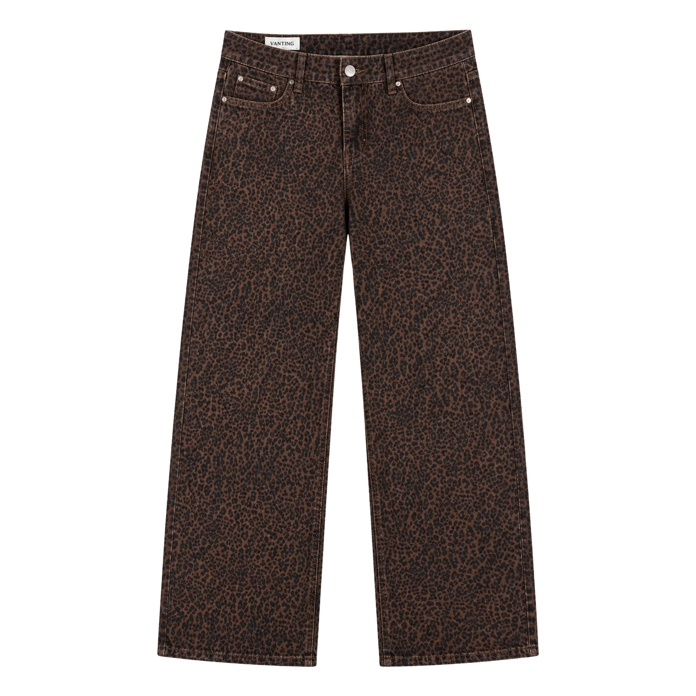 Dame Jeans - Brown Animal Print - 38