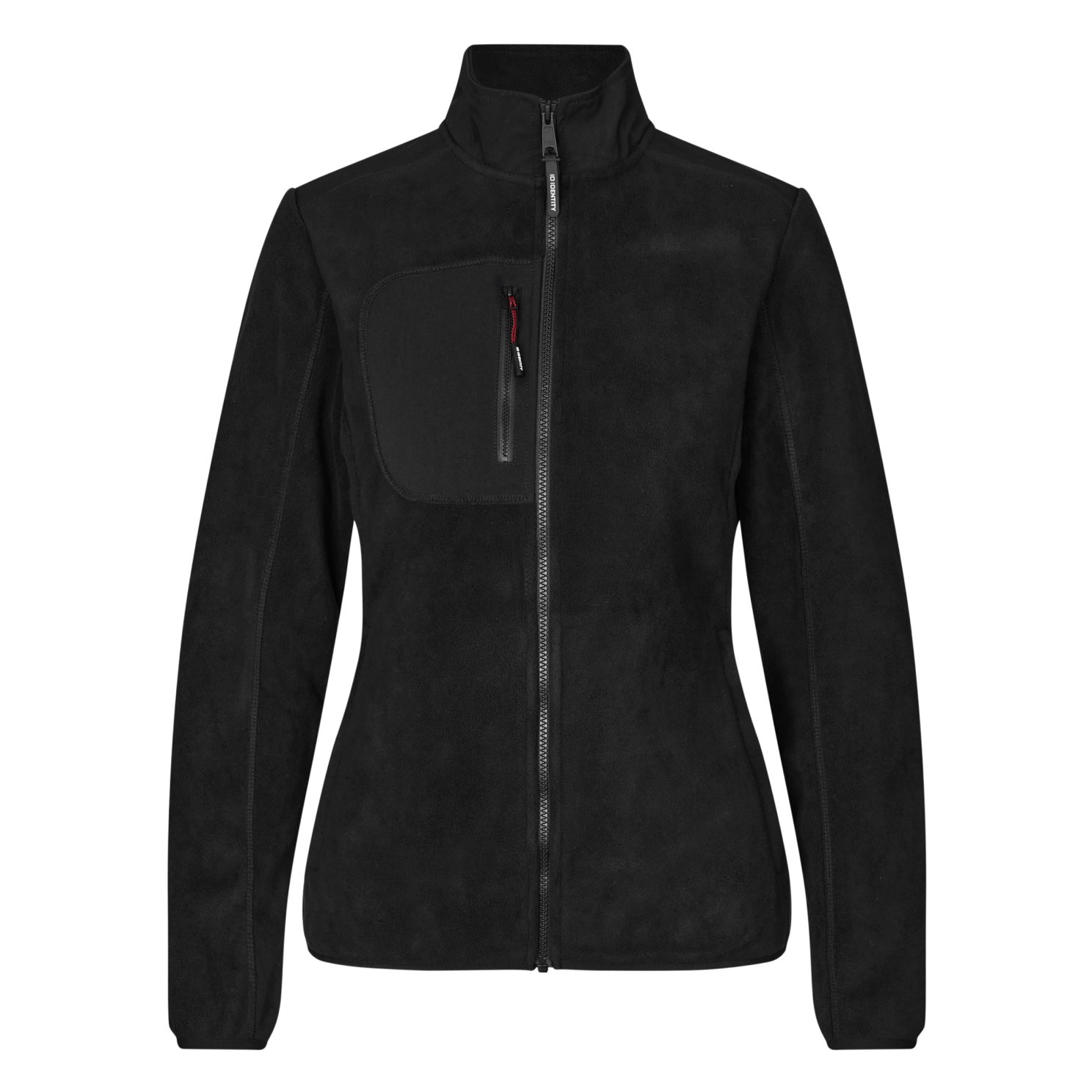 Id Bonded Dame Fleecejakke - Sort - 4xl
