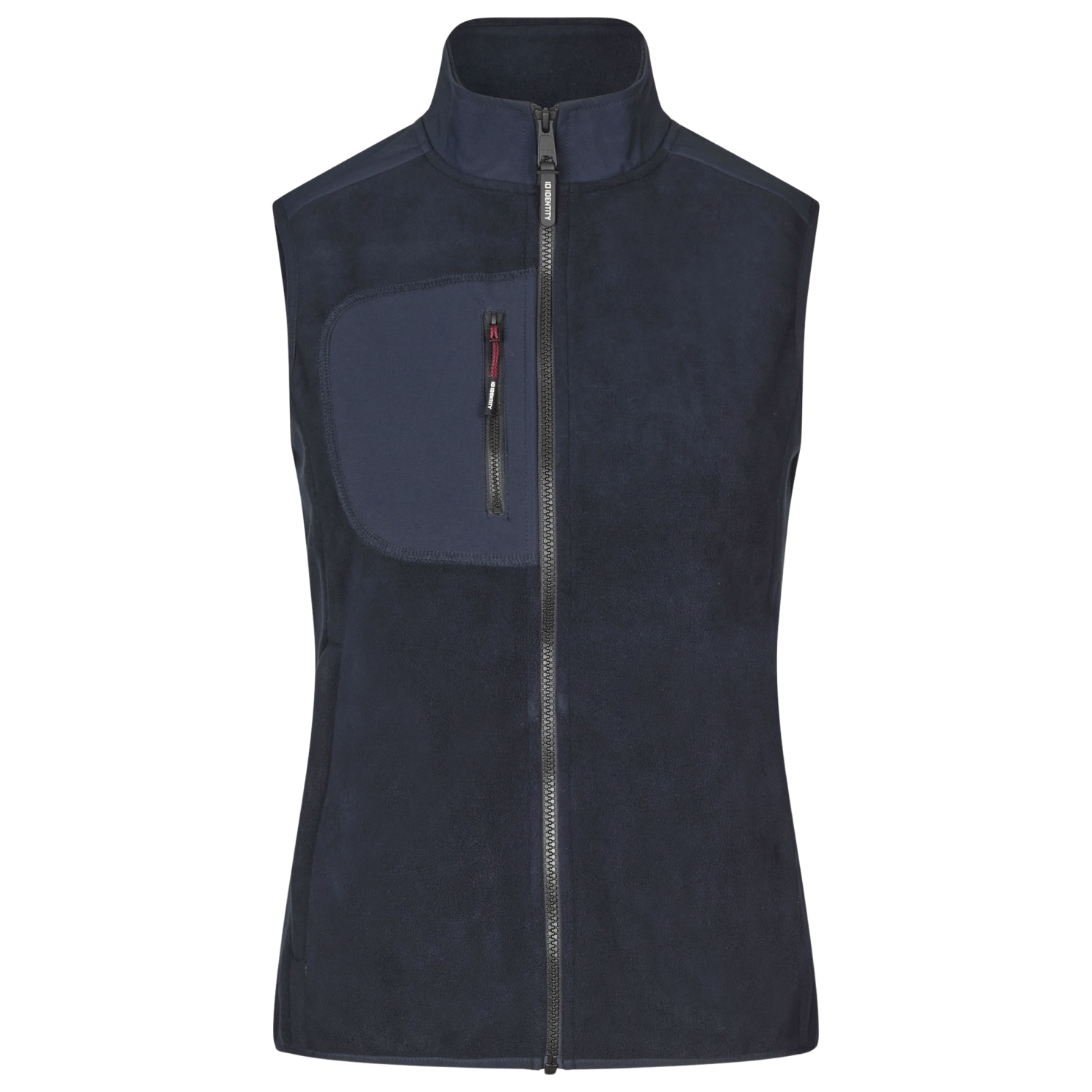 Id Bonded Dame Vest M. Fleece - Navy - 3xl
