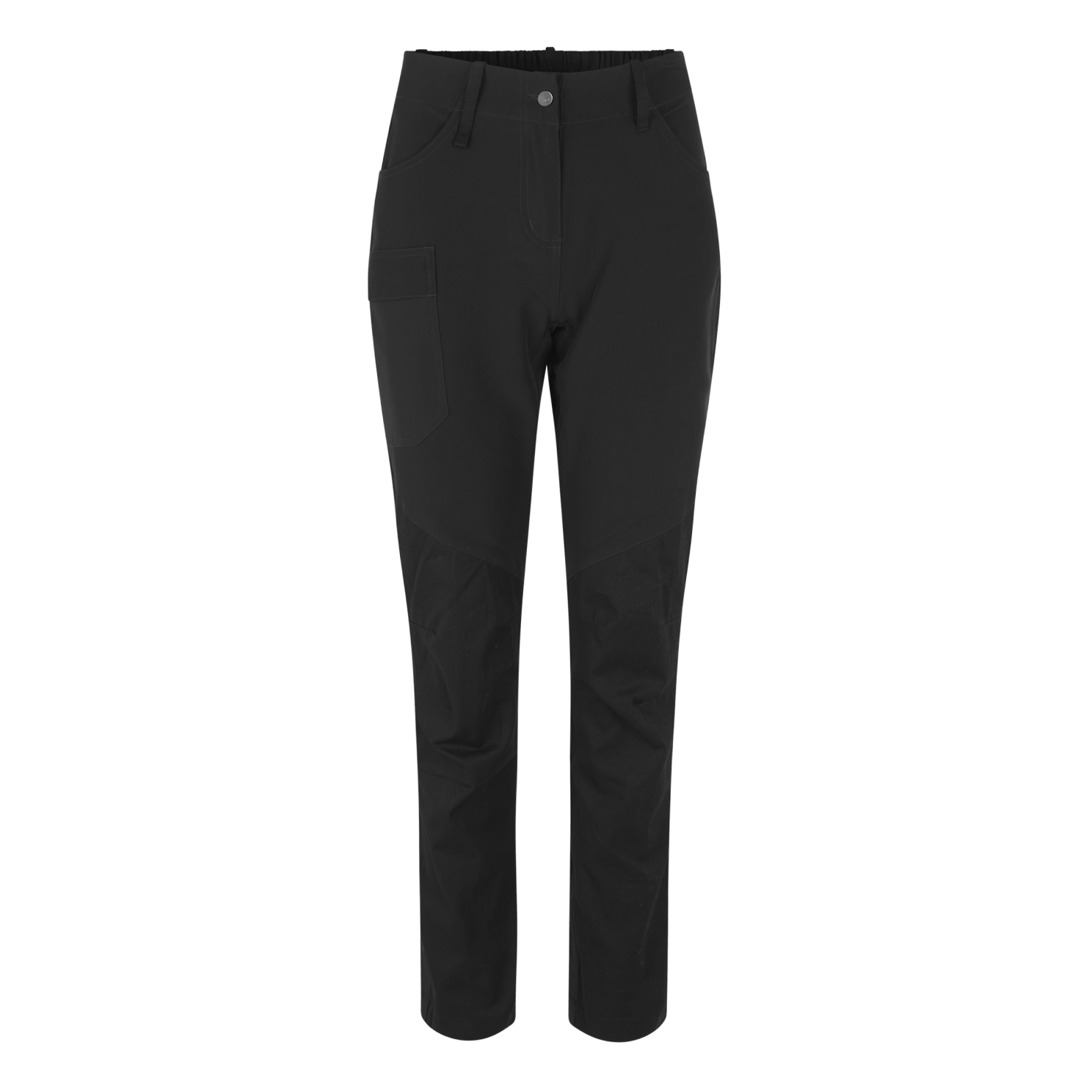 Id Dame Outdoorbukser M. Stretch - Sort - 6xl