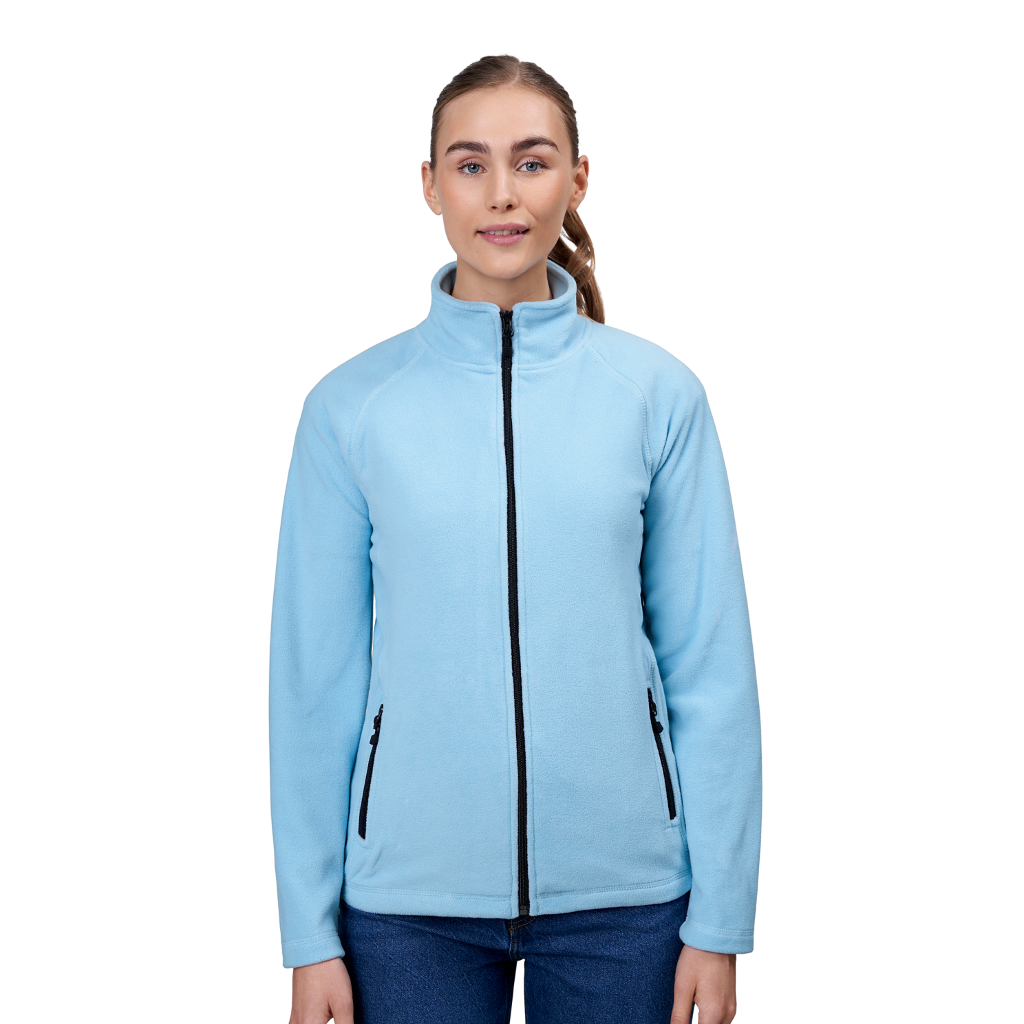 Id Microfleece Dame Fleecejakke - Light Blue - Xs