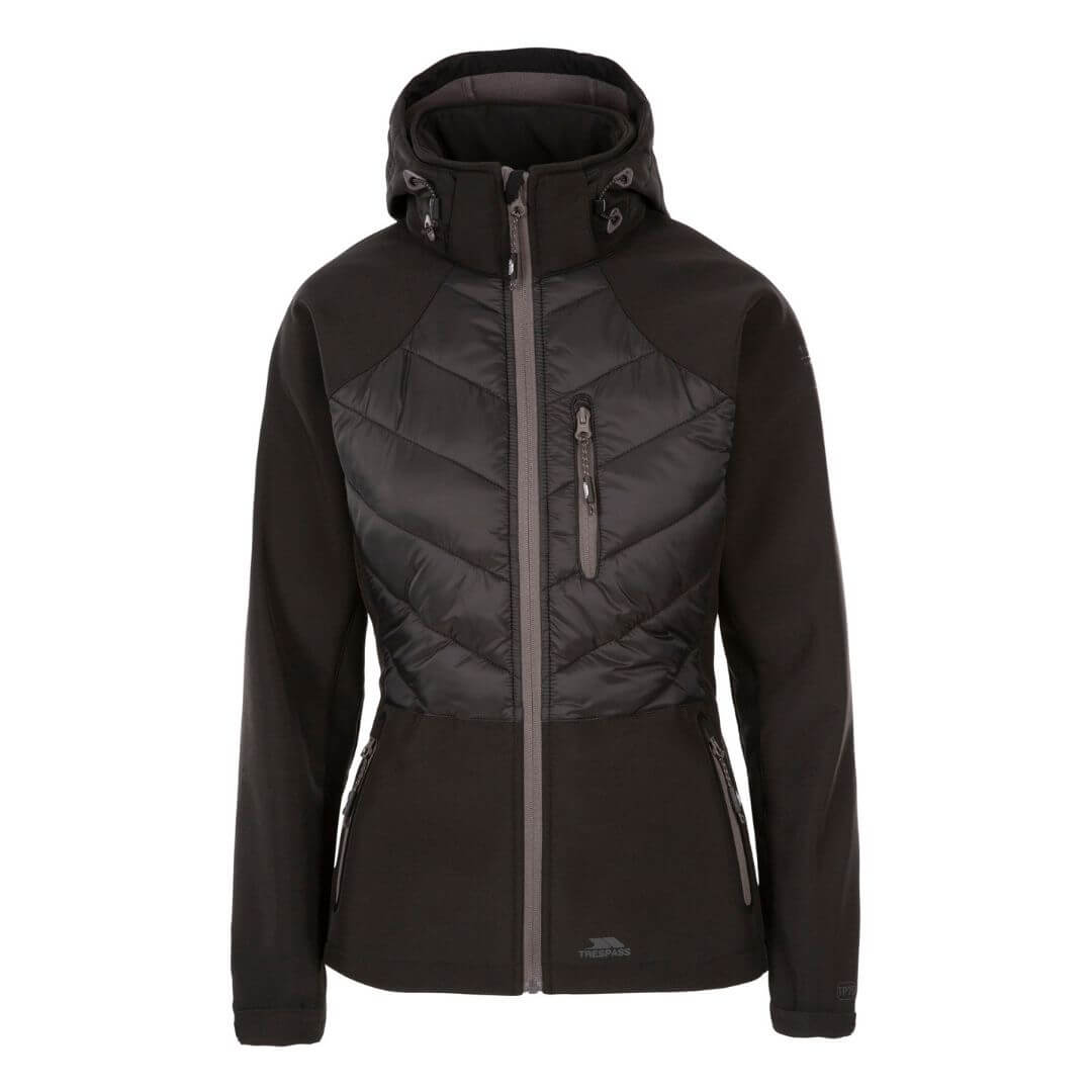 Softshell Jakke Dame - Trespass Elvira - Sort