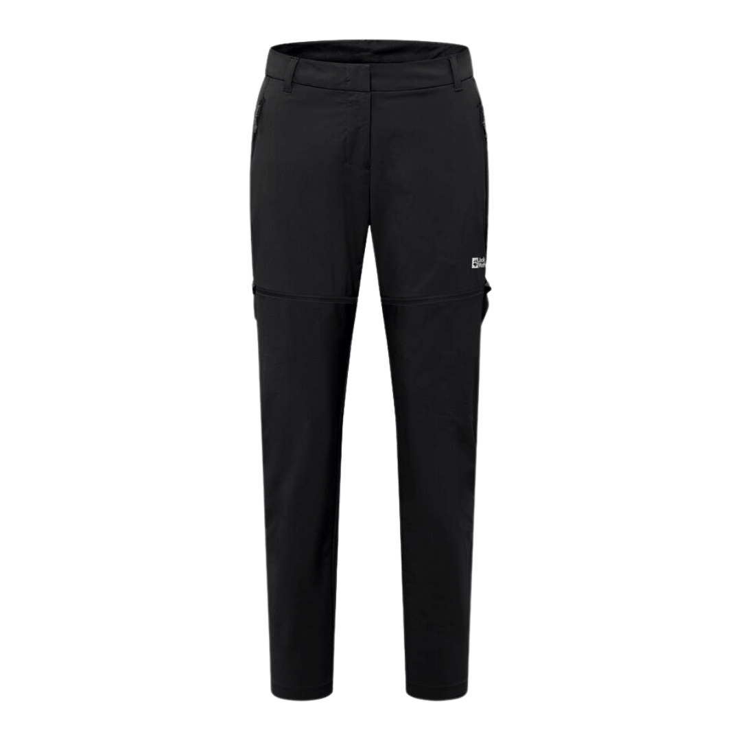 Vandrebukser Til Dame - Jack Wolfskin Hikeout Zip-off Pants - Sort